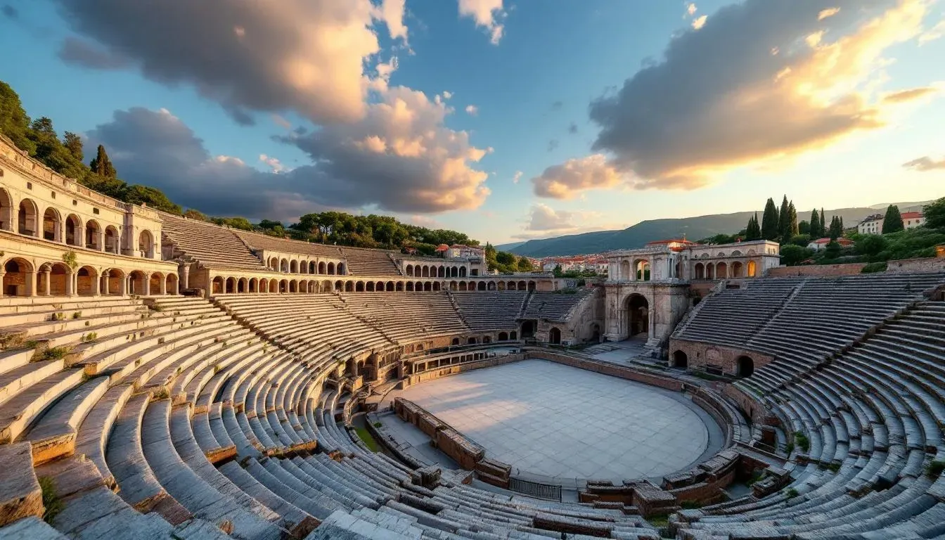Pula Arena - filming location in Croatia